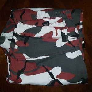 Red Camo Joggers